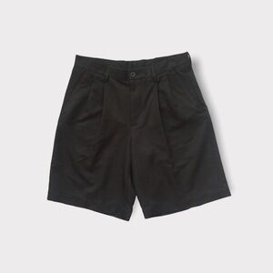 Merona pleated black dress shorts